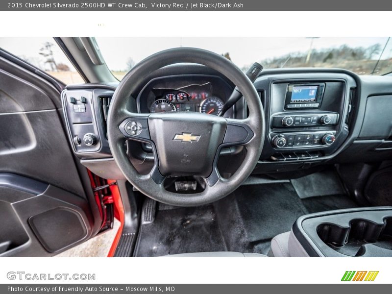 Victory Red / Jet Black/Dark Ash 2015 Chevrolet Silverado 2500HD WT Crew Cab