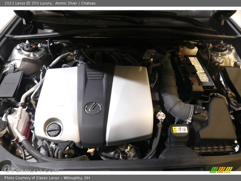 Atomic Silver / Chateau 2021 Lexus ES 350 Luxury
