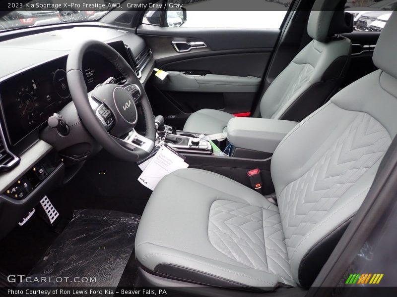  2023 Sportage X-Pro Prestige AWD Gray Interior