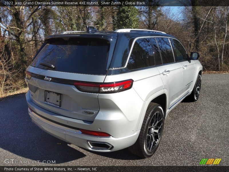 Silver Zynith / Global Black 2022 Jeep Grand Cherokee Summit Reserve 4XE Hybrid