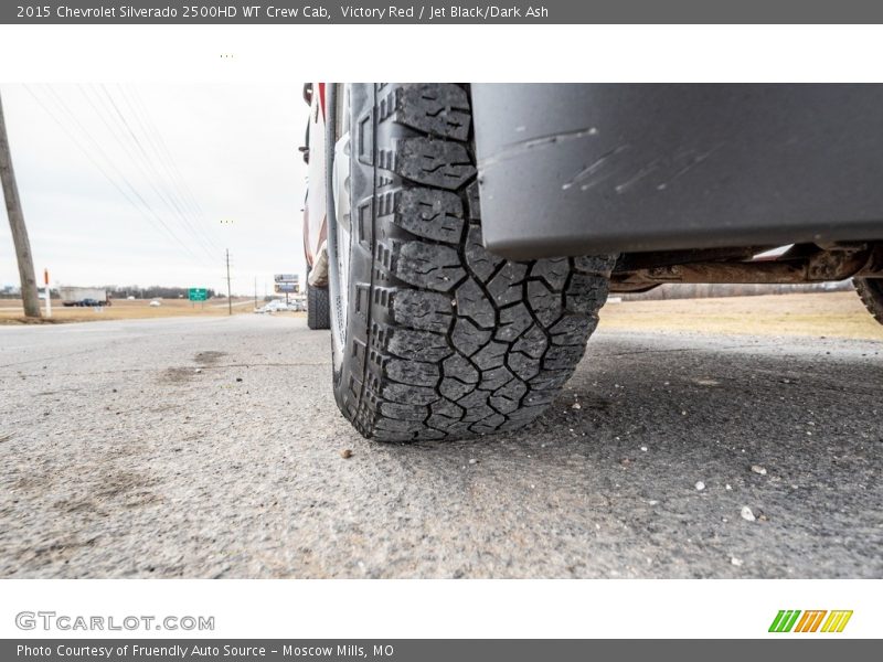 Victory Red / Jet Black/Dark Ash 2015 Chevrolet Silverado 2500HD WT Crew Cab