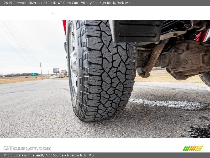 Victory Red / Jet Black/Dark Ash 2015 Chevrolet Silverado 2500HD WT Crew Cab