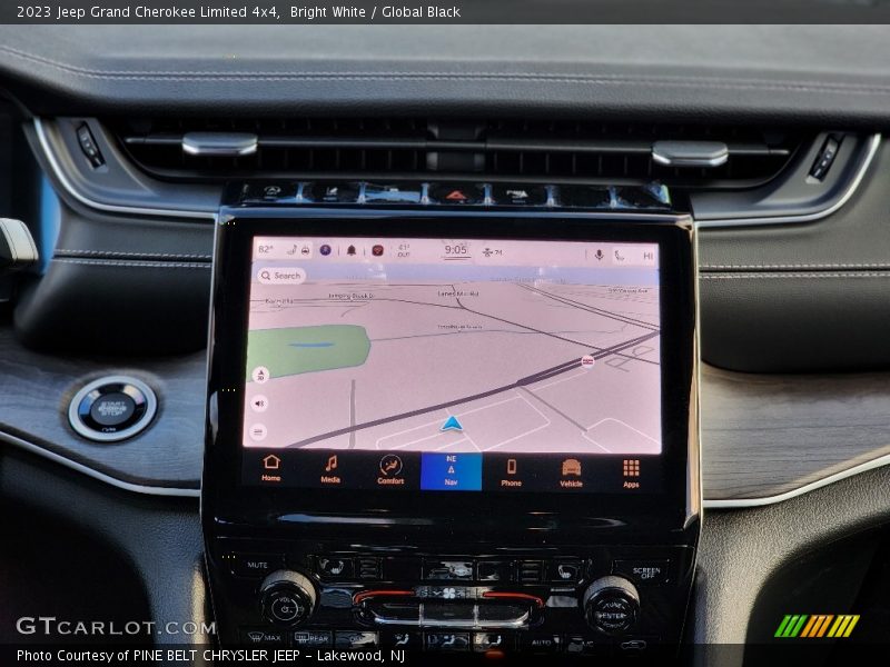 Navigation of 2023 Grand Cherokee Limited 4x4