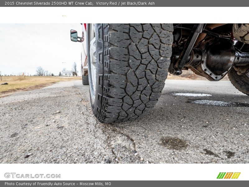 Victory Red / Jet Black/Dark Ash 2015 Chevrolet Silverado 2500HD WT Crew Cab