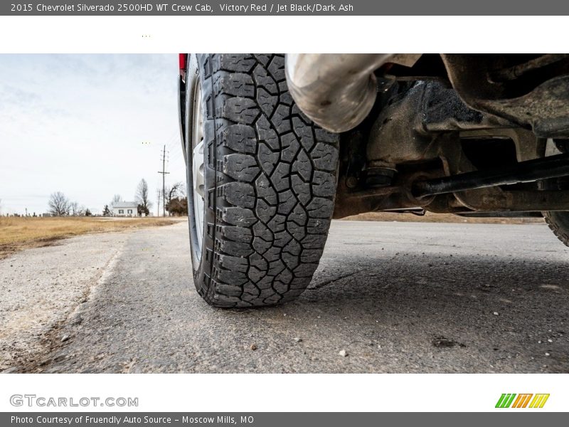 Victory Red / Jet Black/Dark Ash 2015 Chevrolet Silverado 2500HD WT Crew Cab