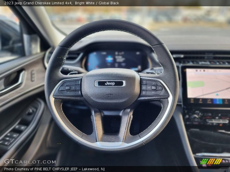 Bright White / Global Black 2023 Jeep Grand Cherokee Limited 4x4