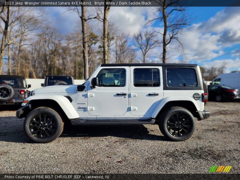  2023 Wrangler Unlimited Sahara 4XE Hybrid Bright White