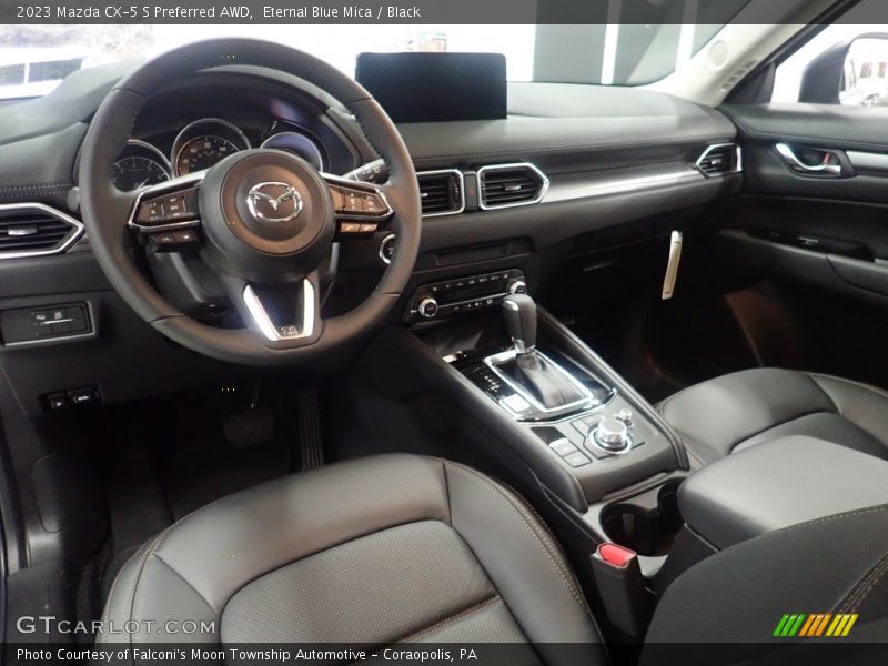  2023 CX-5 S Preferred AWD Black Interior