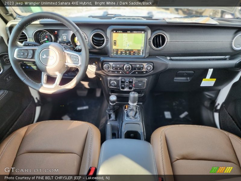 Dashboard of 2023 Wrangler Unlimited Sahara 4XE Hybrid