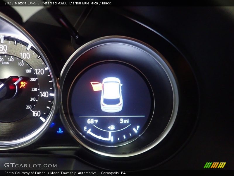 Eternal Blue Mica / Black 2023 Mazda CX-5 S Preferred AWD