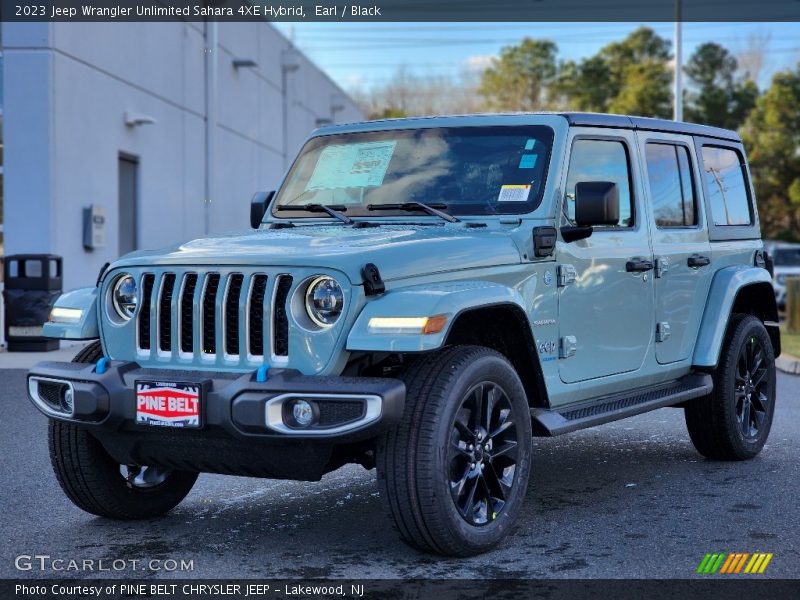 Earl / Black 2023 Jeep Wrangler Unlimited Sahara 4XE Hybrid