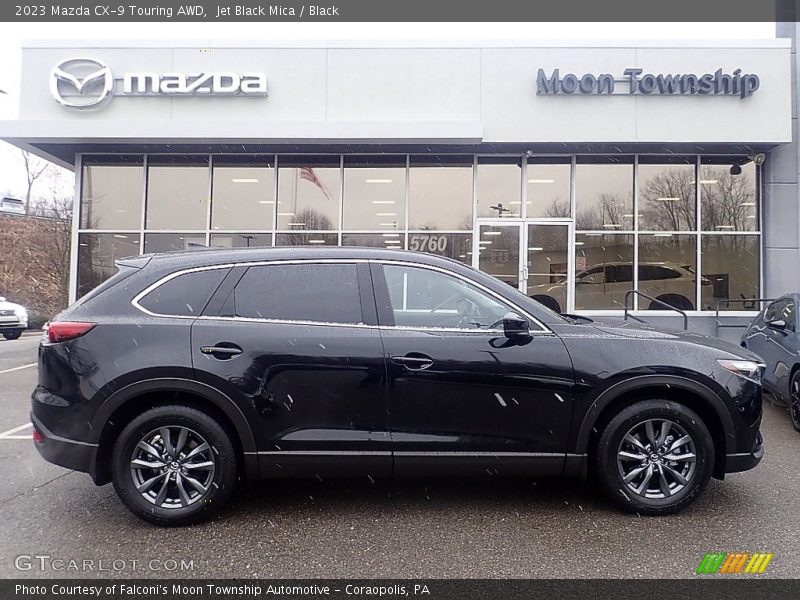 Jet Black Mica / Black 2023 Mazda CX-9 Touring AWD