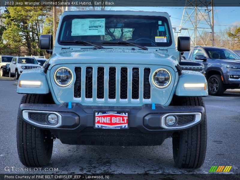 Earl / Black 2023 Jeep Wrangler Unlimited Sahara 4XE Hybrid