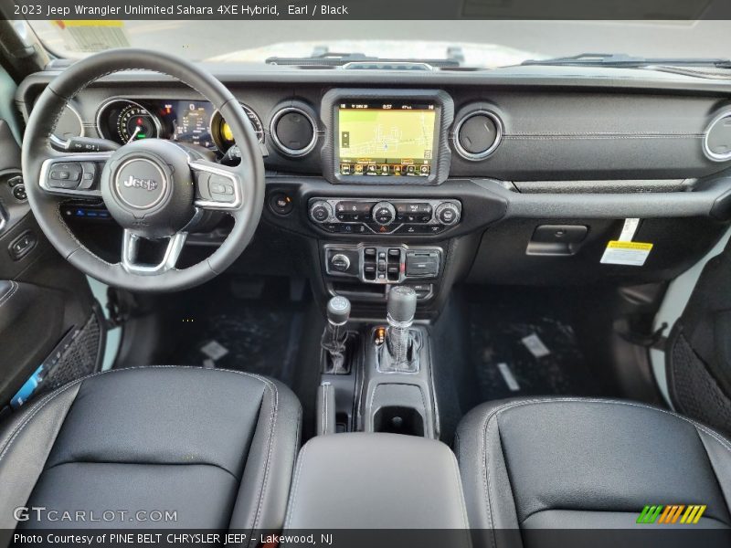 Front Seat of 2023 Wrangler Unlimited Sahara 4XE Hybrid