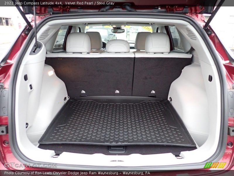 Velvet Red Pearl / Steel Gray 2022 Jeep Compass Latitude 4x4