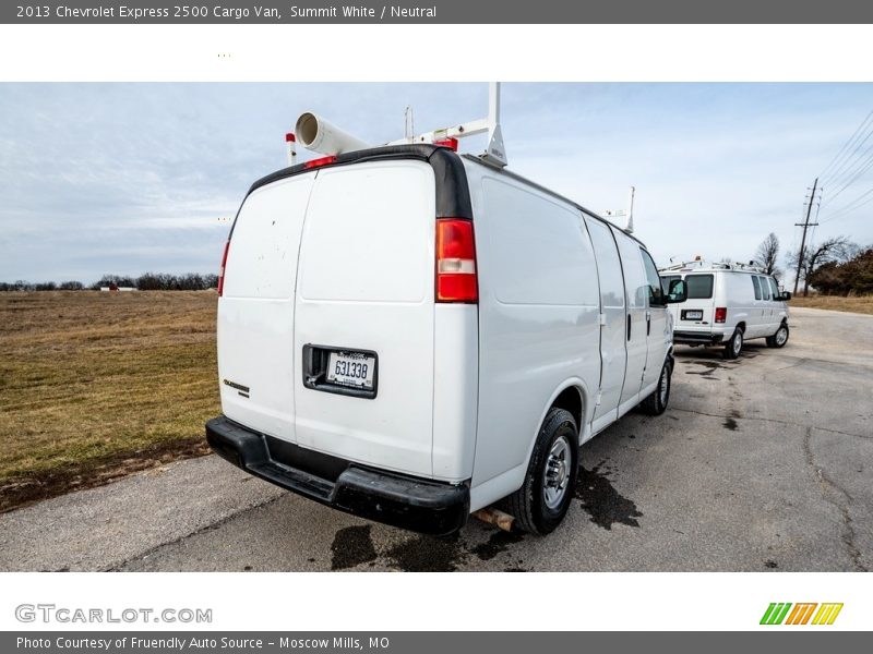 Summit White / Neutral 2013 Chevrolet Express 2500 Cargo Van