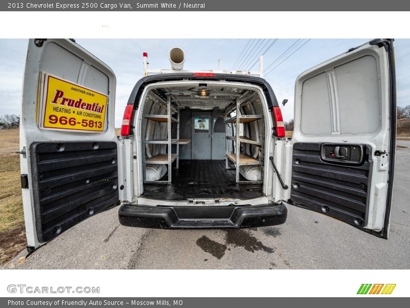 Summit White / Neutral 2013 Chevrolet Express 2500 Cargo Van
