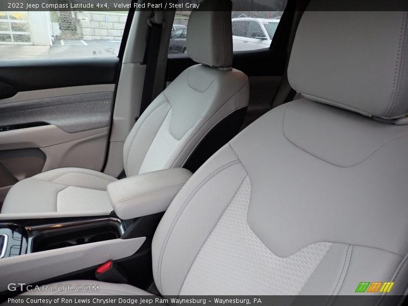 Velvet Red Pearl / Steel Gray 2022 Jeep Compass Latitude 4x4