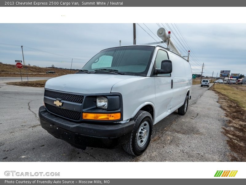 Summit White / Neutral 2013 Chevrolet Express 2500 Cargo Van