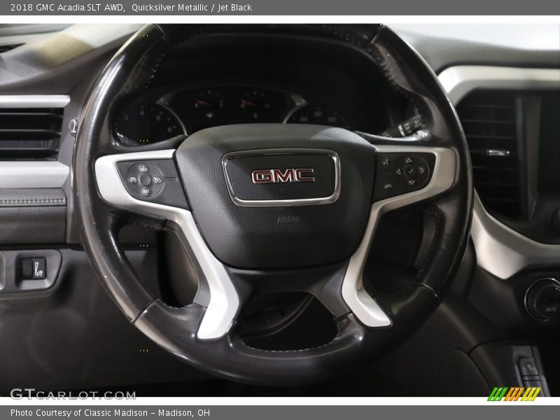 Quicksilver Metallic / Jet Black 2018 GMC Acadia SLT AWD