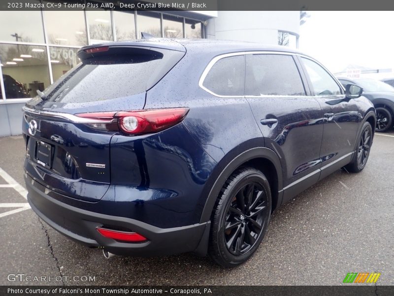 Deep Crystal Blue Mica / Black 2023 Mazda CX-9 Touring Plus AWD