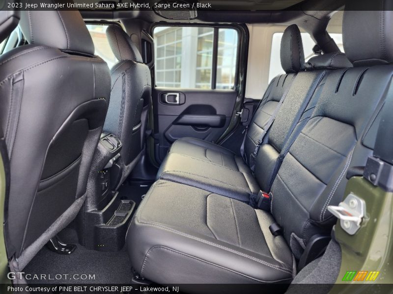 Rear Seat of 2023 Wrangler Unlimited Sahara 4XE Hybrid