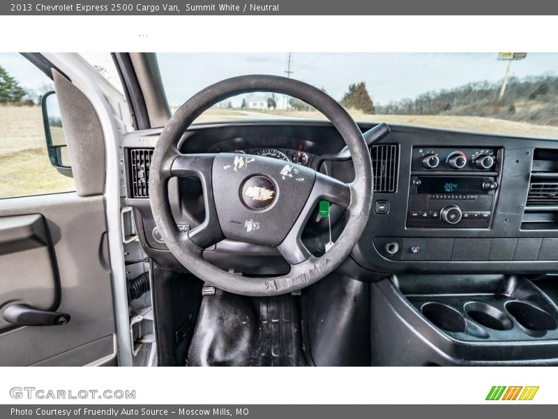 Summit White / Neutral 2013 Chevrolet Express 2500 Cargo Van