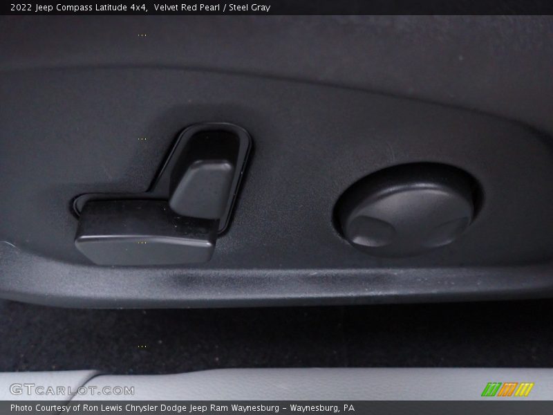Velvet Red Pearl / Steel Gray 2022 Jeep Compass Latitude 4x4