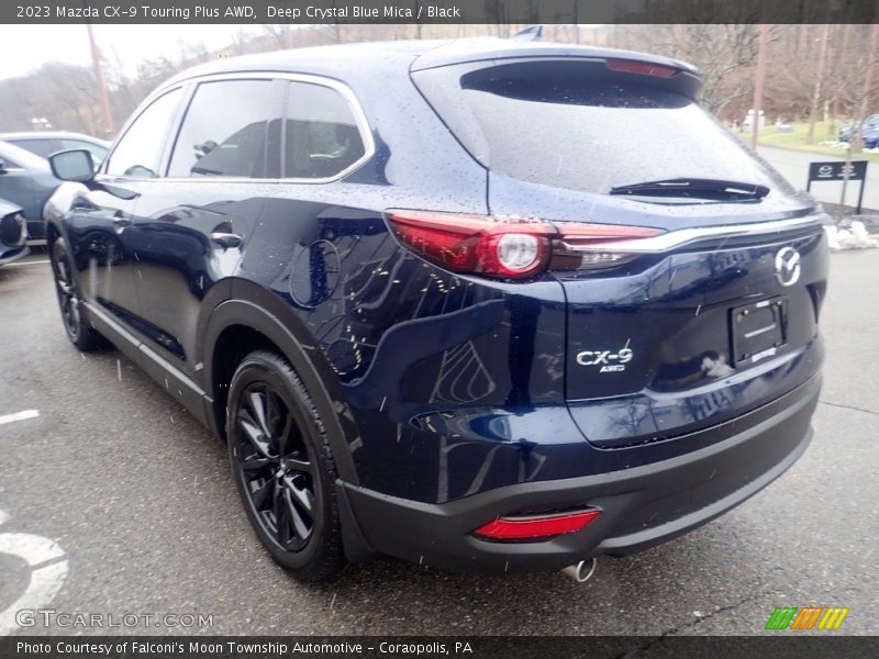 Deep Crystal Blue Mica / Black 2023 Mazda CX-9 Touring Plus AWD