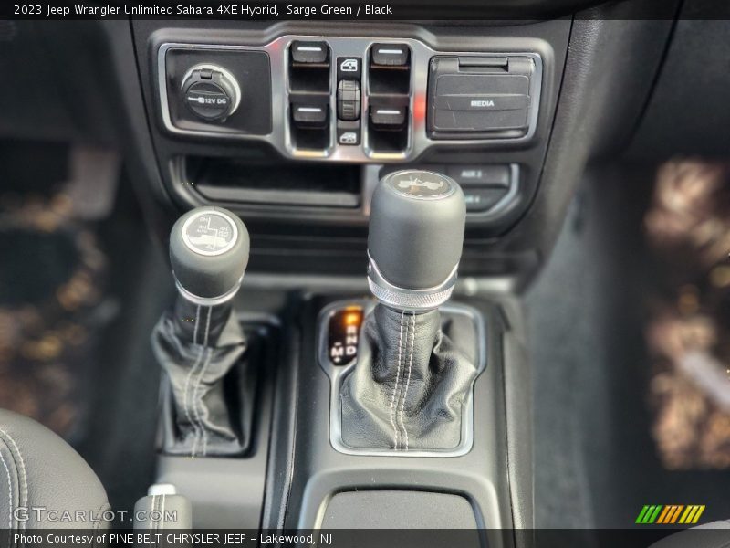  2023 Wrangler Unlimited Sahara 4XE Hybrid 8 Speed Automatic Shifter
