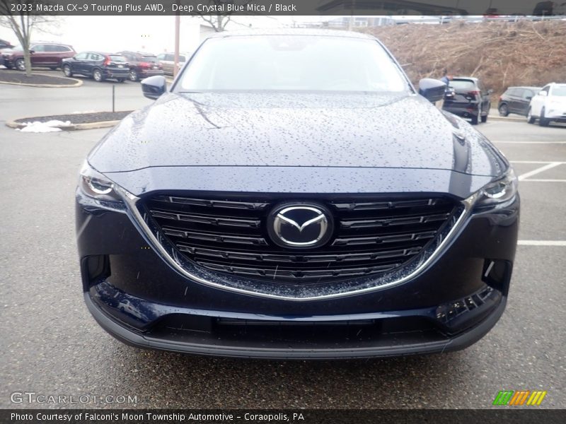 Deep Crystal Blue Mica / Black 2023 Mazda CX-9 Touring Plus AWD