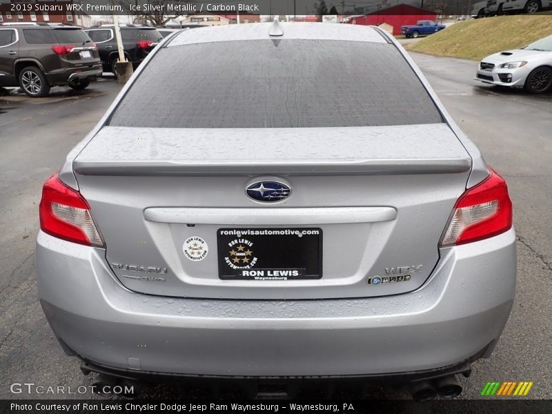 Ice Silver Metallic / Carbon Black 2019 Subaru WRX Premium