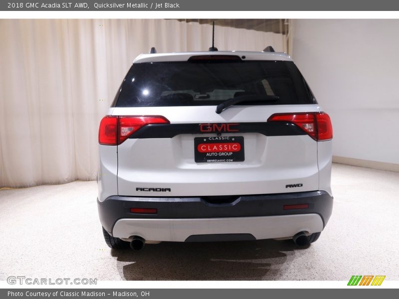 Quicksilver Metallic / Jet Black 2018 GMC Acadia SLT AWD