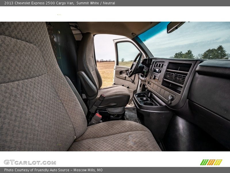 Summit White / Neutral 2013 Chevrolet Express 2500 Cargo Van