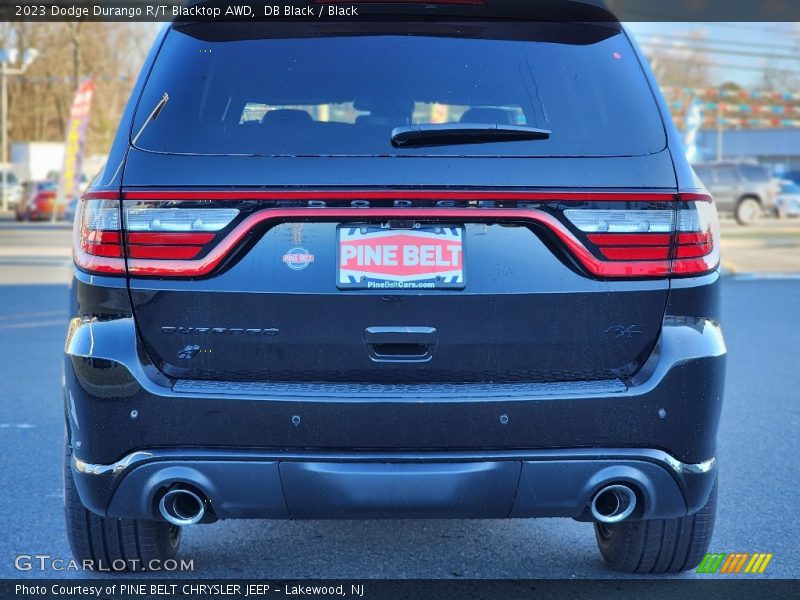 Exhaust of 2023 Durango R/T Blacktop AWD