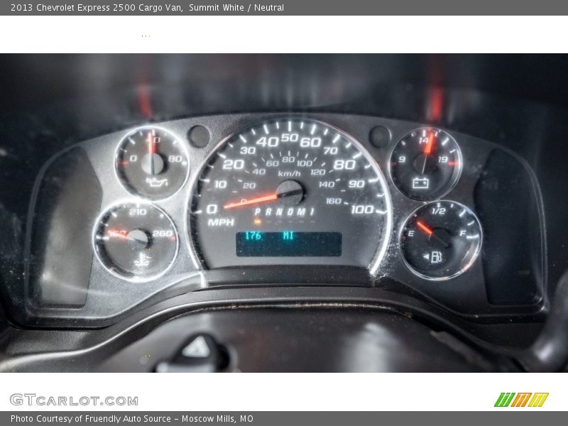 Summit White / Neutral 2013 Chevrolet Express 2500 Cargo Van