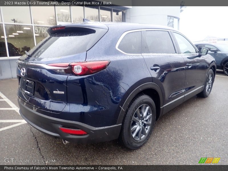 Deep Crystal Blue Mica / Black 2023 Mazda CX-9 Touring AWD