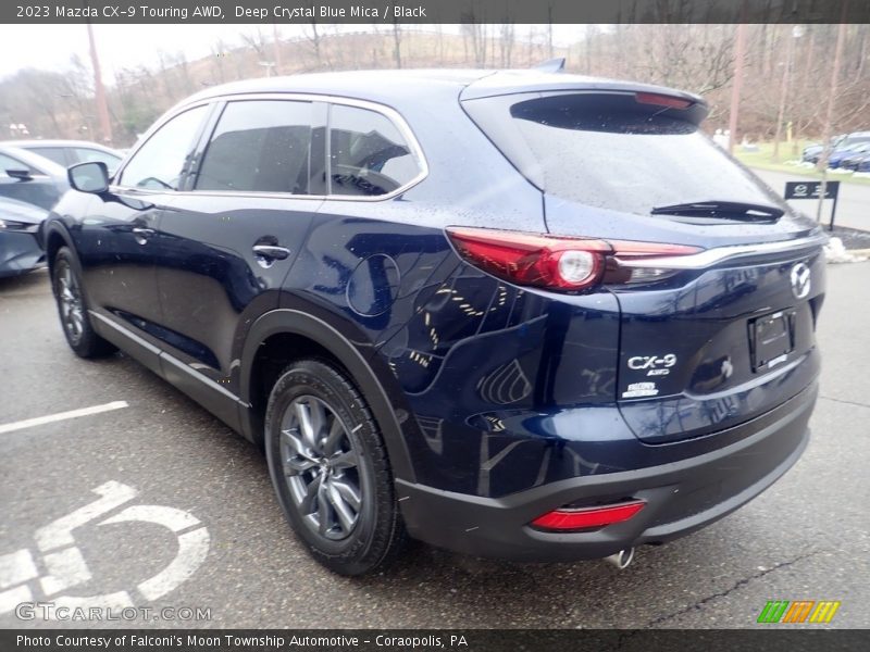 Deep Crystal Blue Mica / Black 2023 Mazda CX-9 Touring AWD
