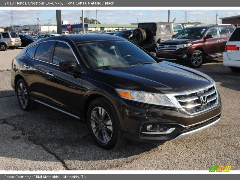 Kona Coffee Metallic / Black 2013 Honda Crosstour EX-L V-6