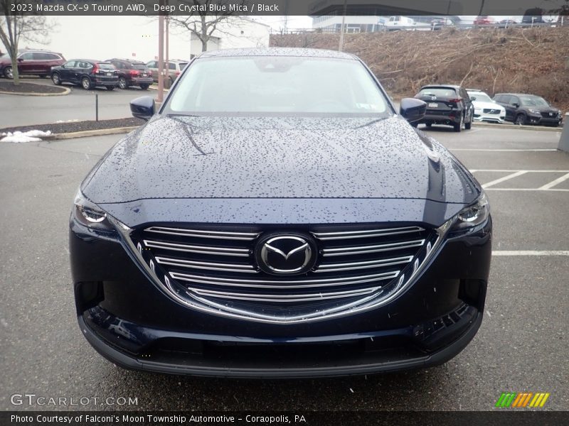 Deep Crystal Blue Mica / Black 2023 Mazda CX-9 Touring AWD