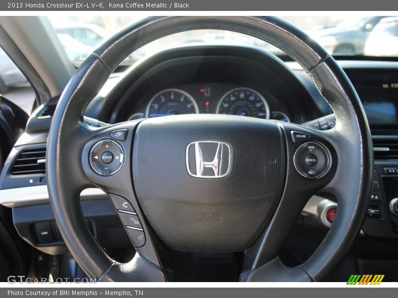 Kona Coffee Metallic / Black 2013 Honda Crosstour EX-L V-6