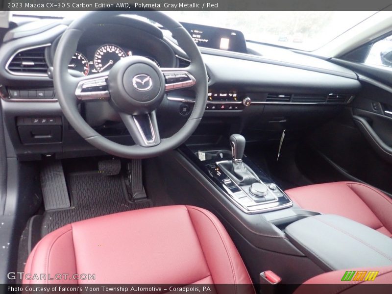  2023 CX-30 S Carbon Edition AWD Red Interior