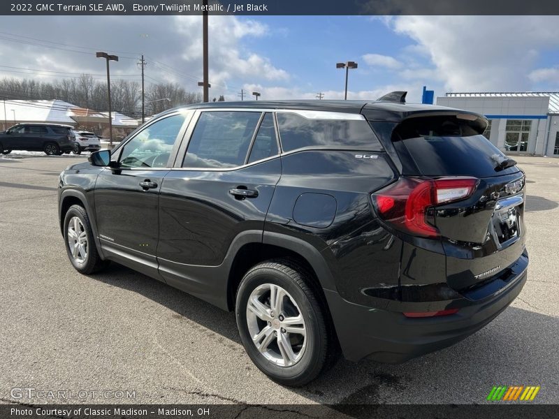 Ebony Twilight Metallic / Jet Black 2022 GMC Terrain SLE AWD