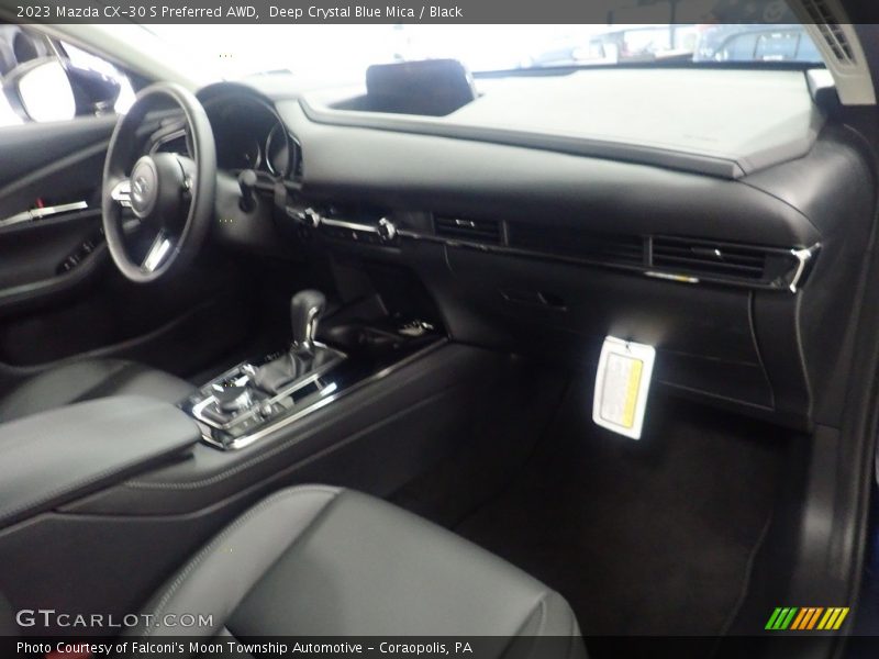 Deep Crystal Blue Mica / Black 2023 Mazda CX-30 S Preferred AWD