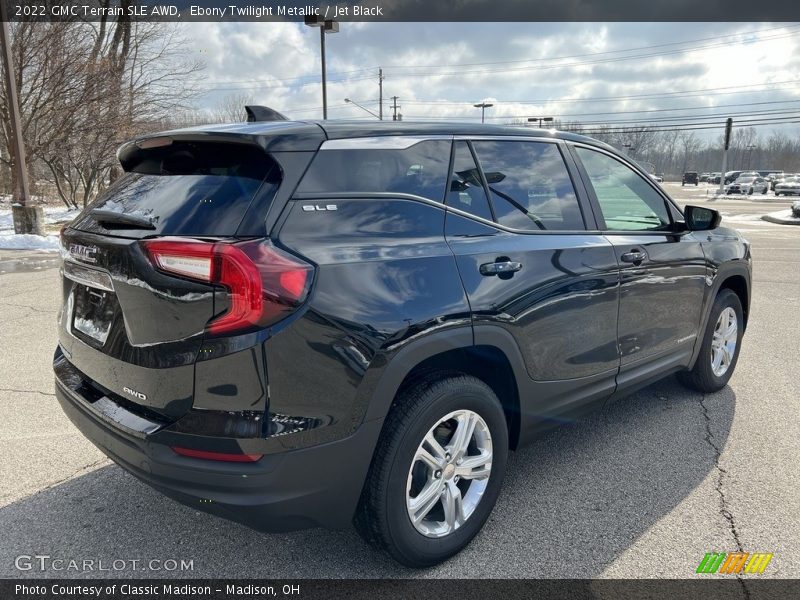 Ebony Twilight Metallic / Jet Black 2022 GMC Terrain SLE AWD