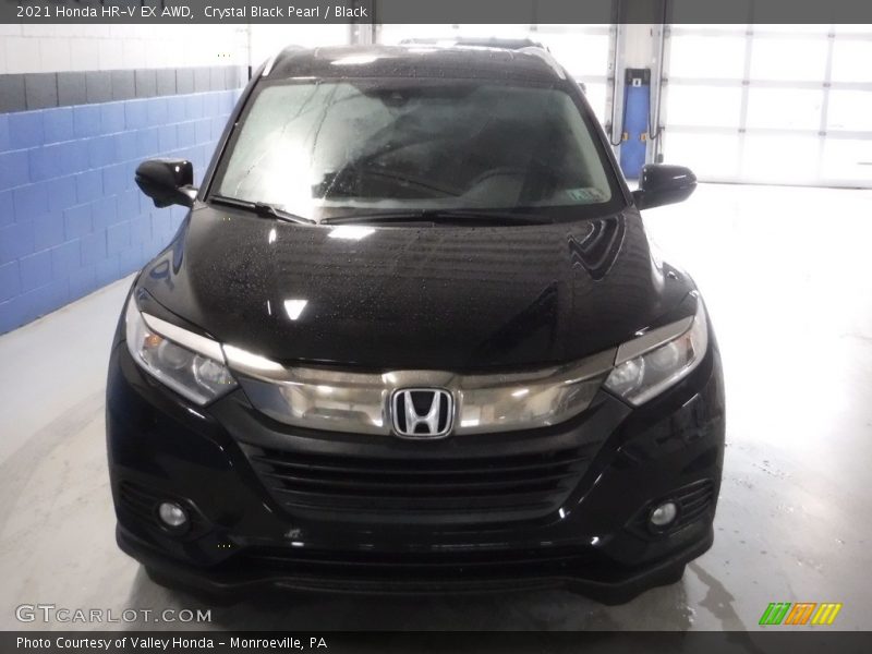 Crystal Black Pearl / Black 2021 Honda HR-V EX AWD