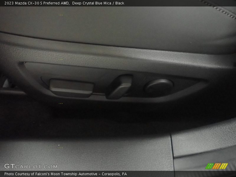 Deep Crystal Blue Mica / Black 2023 Mazda CX-30 S Preferred AWD