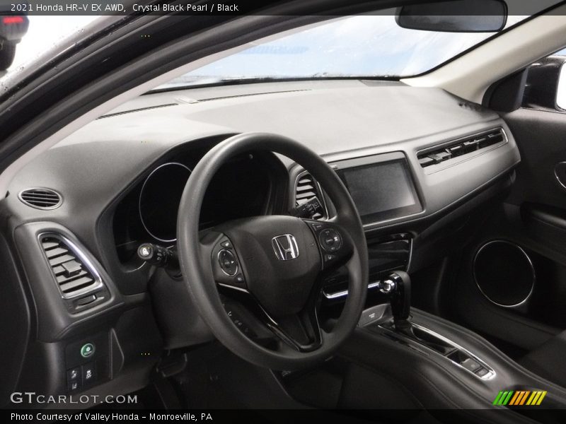 Crystal Black Pearl / Black 2021 Honda HR-V EX AWD