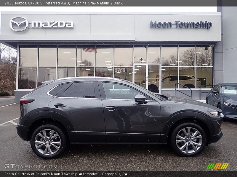 Machine Gray Metallic / Black 2023 Mazda CX-30 S Preferred AWD