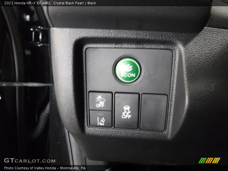 Crystal Black Pearl / Black 2021 Honda HR-V EX AWD